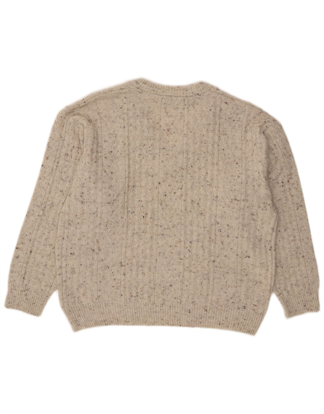 Maglione da uomo con scollo a V Canda, acrilico screziato grigio medio
