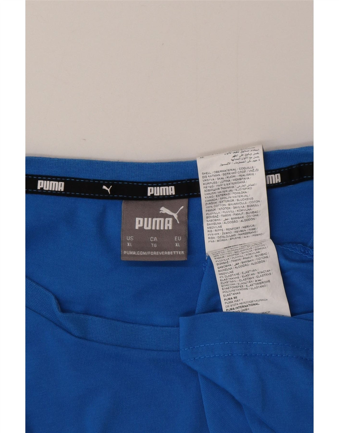 Maglietta PUMA da uomo Top XL in cotone blu