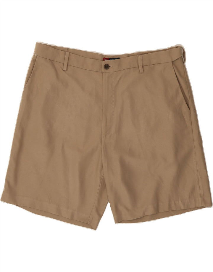 CHAPS Mens Chino Shorts W40 XL Beige Polyester Vintage Chaps and Second-Hand Chaps from Messina Hembry 