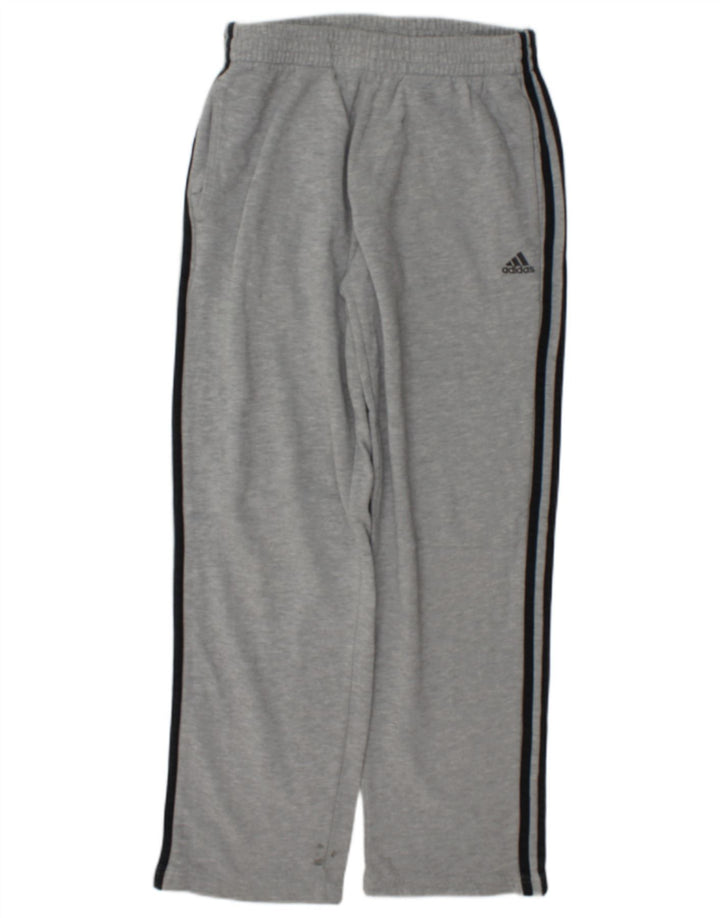 Pantaloni da tuta da uomo Adidas Small in cotone grigio
