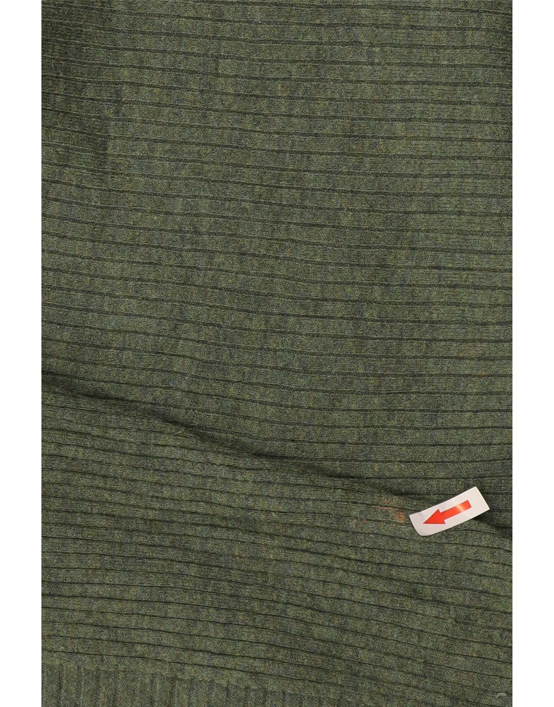 Maglione maglione con collo con zip da donna Marks & Spencer UK 16 grande verde