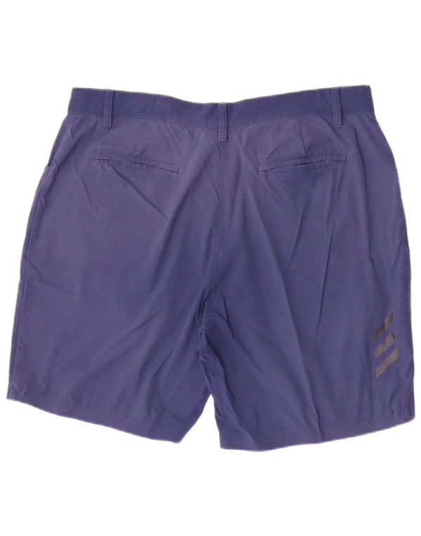 Pantaloncini casual da uomo Adidas W36 grandi nylon blu