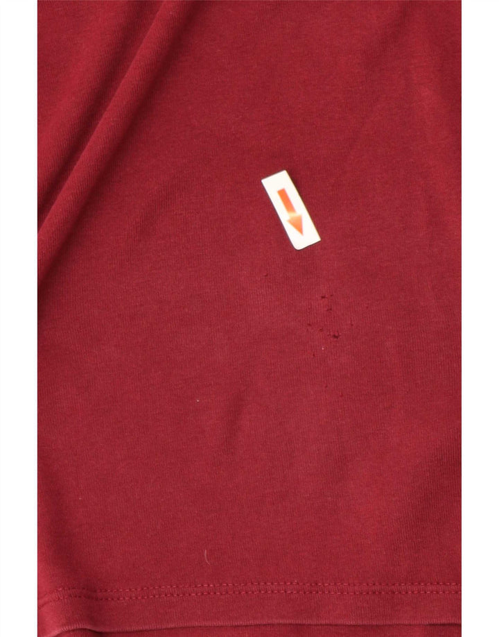 Top Zara Donna Manica 3/4 UK 18 XL Rosso