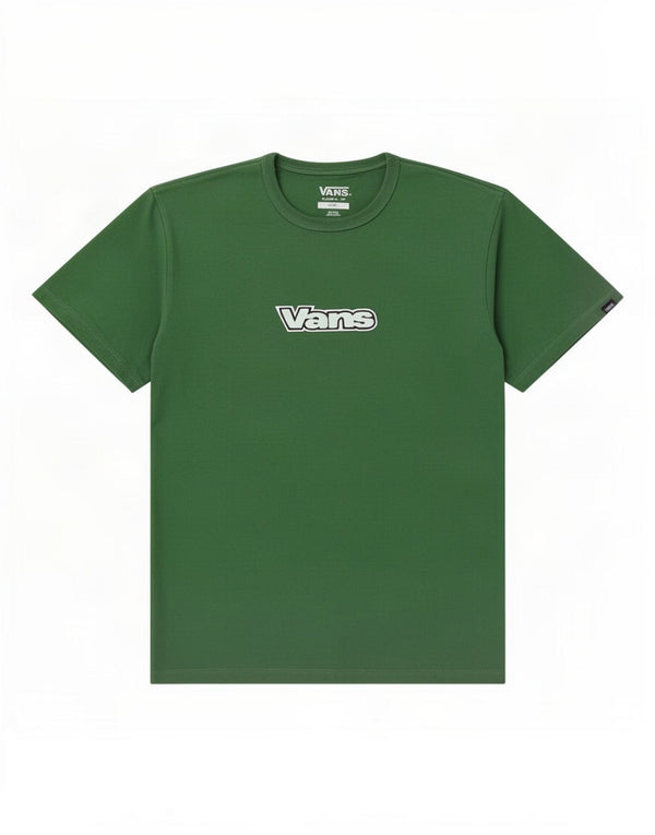 T-shirt grafica da uomo con vestibilità classica Vans, piccola, in cotone verde