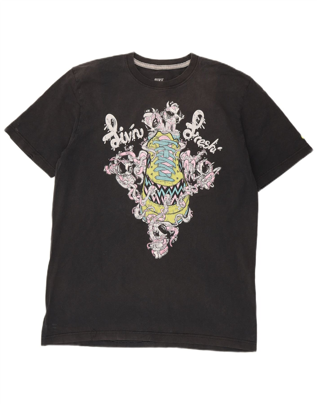 T-shirt grafica Nike da uomo con vestibilità standard, taglia grande, nera