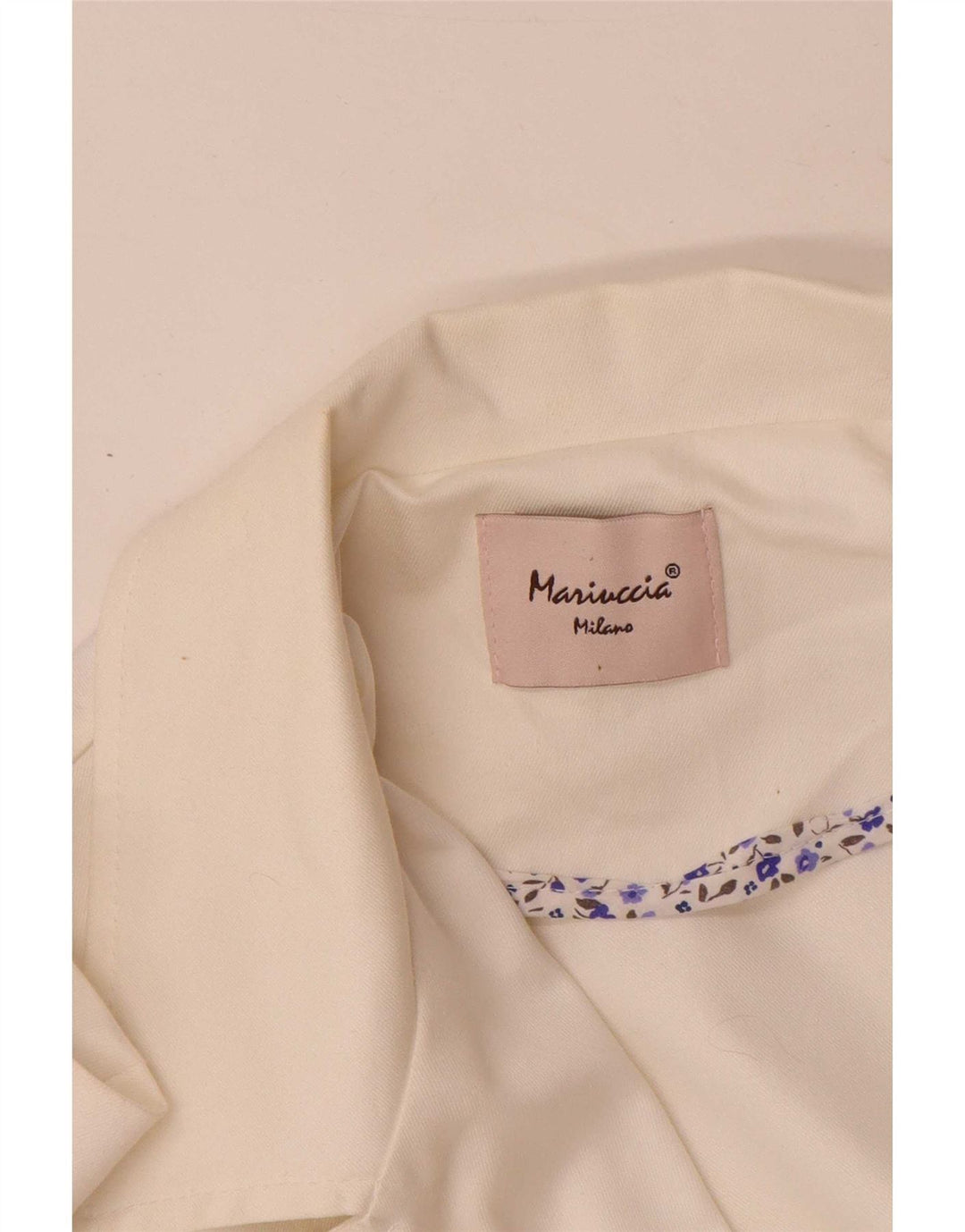 Giubbotto bomber corto vintage per bambina 11-12 anni in cotone bianco