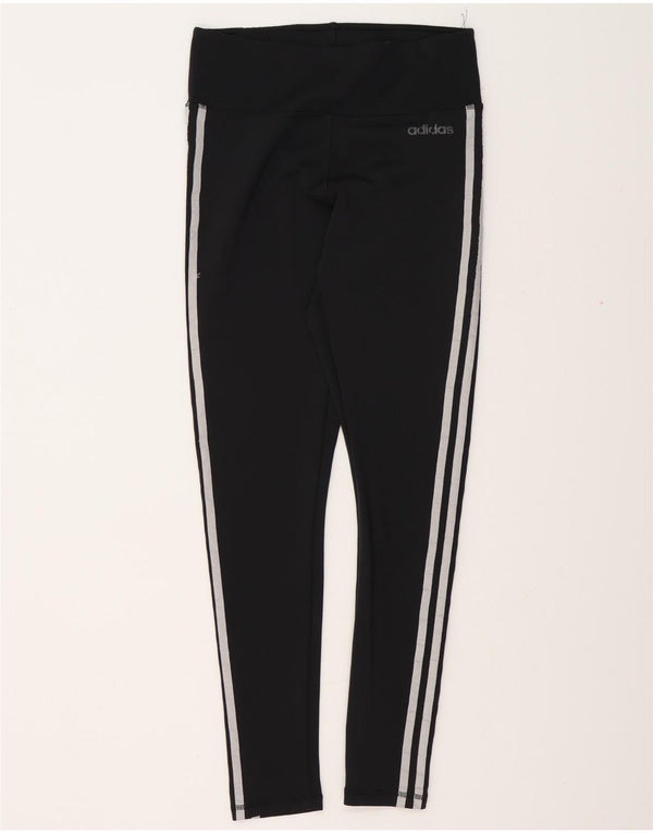 Leggings ADIDAS Climalite da donna UK 12/14 Poliestere nero medio