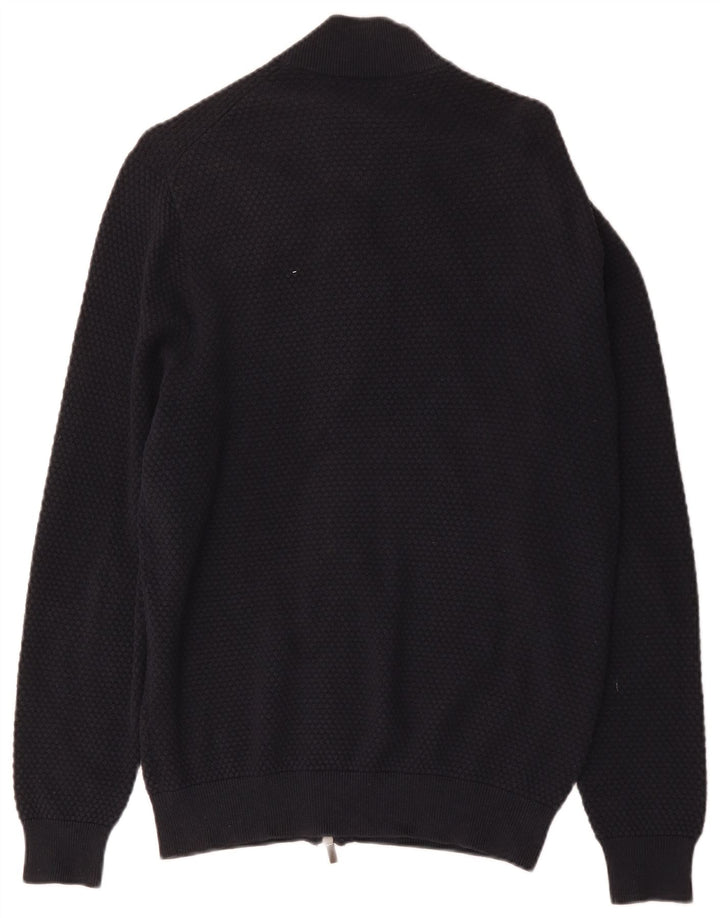 Maglione cardigan da uomo Massimo Dutti 2XL cotone blu navy