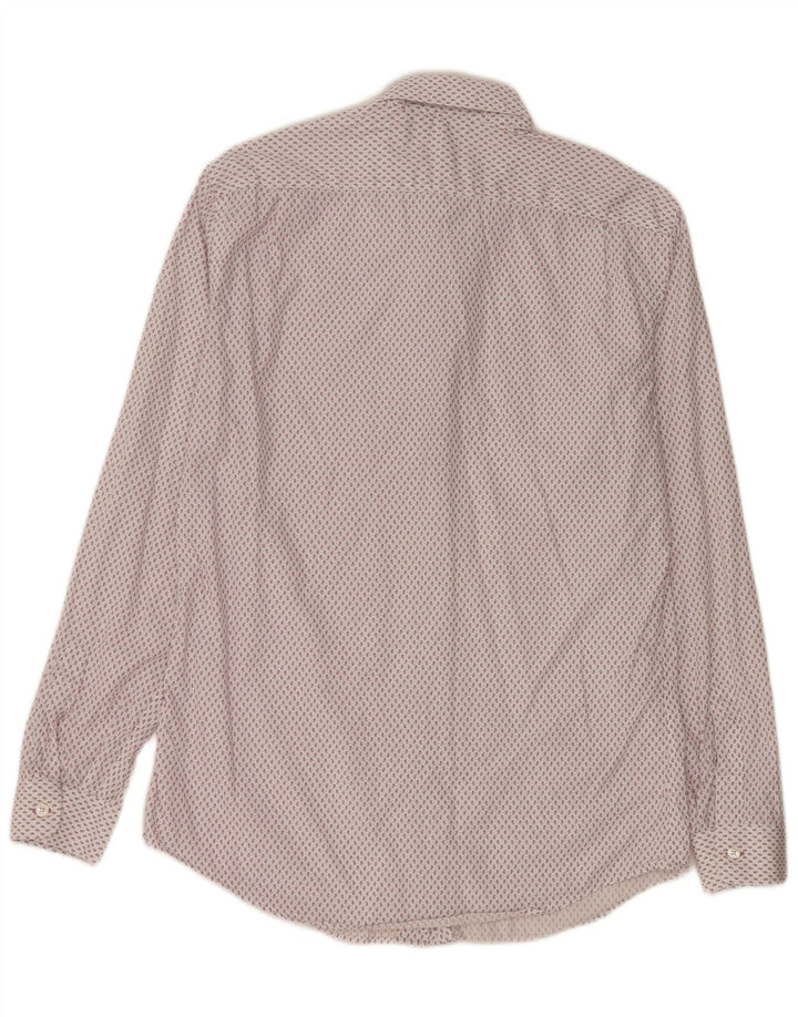 Camicia da uomo PAUL SMITH Taglia 15 38 Paisley bianco medio