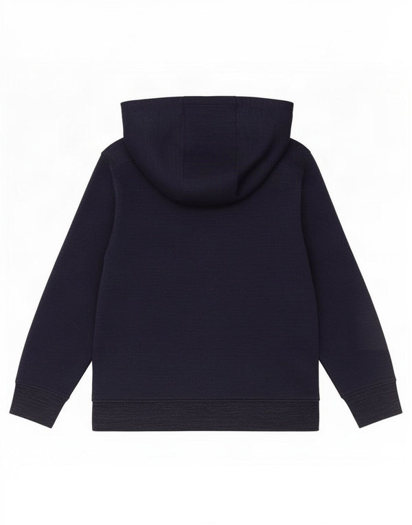 Nike Boys Dri Fit Graphic Zip Hoodie Sweater 5-6 Years Medium Navy Blue