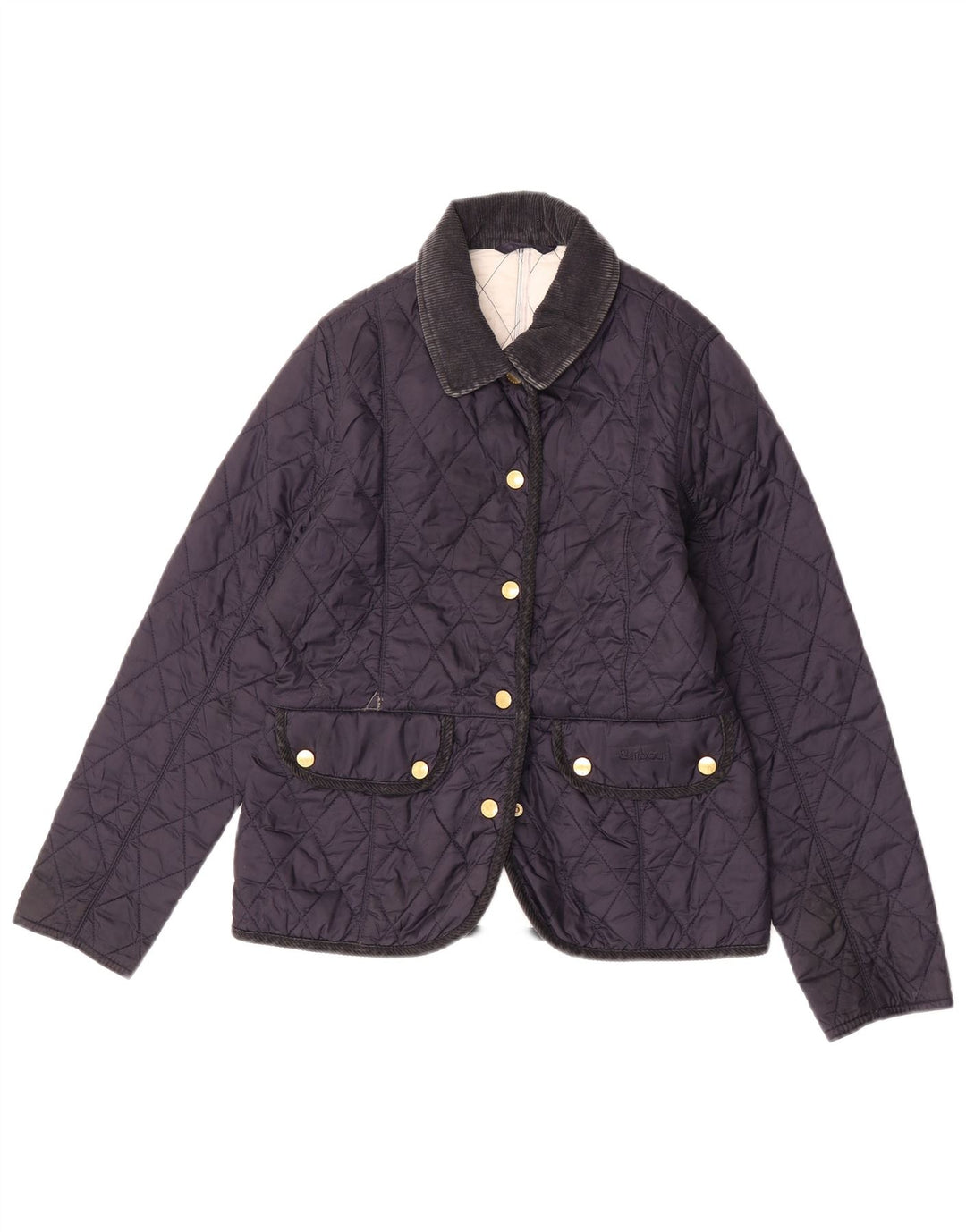 Giacca trapuntata per ragazze Barbour 10-11 anni grande in poliammide blu navy