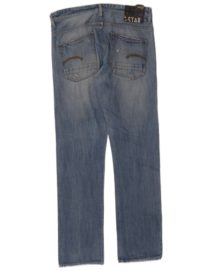 Jeans dritti da uomo G-Star W33 L32 cotone blu