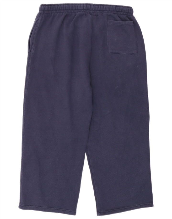 Pantaloni da tuta con grafica Kappa da uomo, grandi, in cotone blu navy