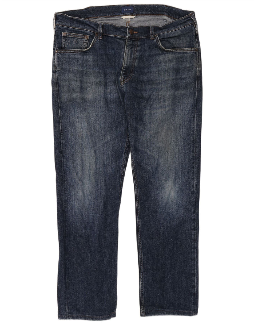 Jeans dritti regolari da uomo Gant W36 L32 cotone blu