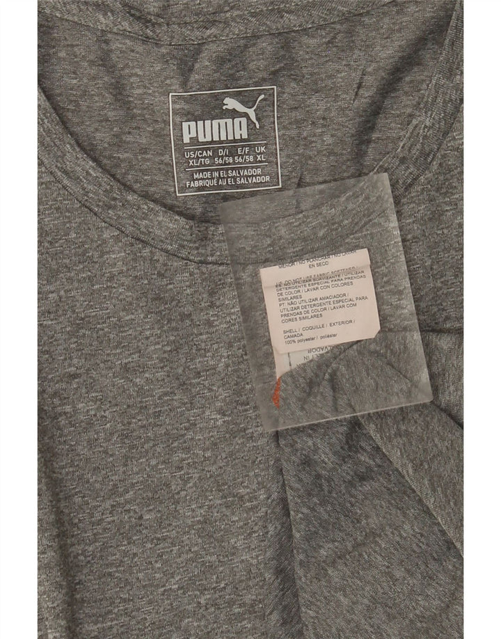 Canotta da uomo PUMA XL grigia in poliestere