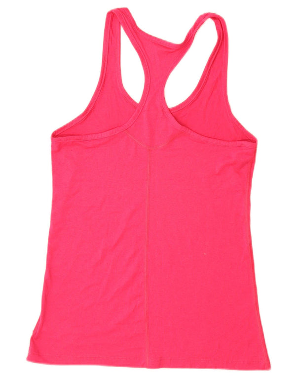 Canotta Nike Dri Fit da donna UK 8 Small Rosa Poliestere