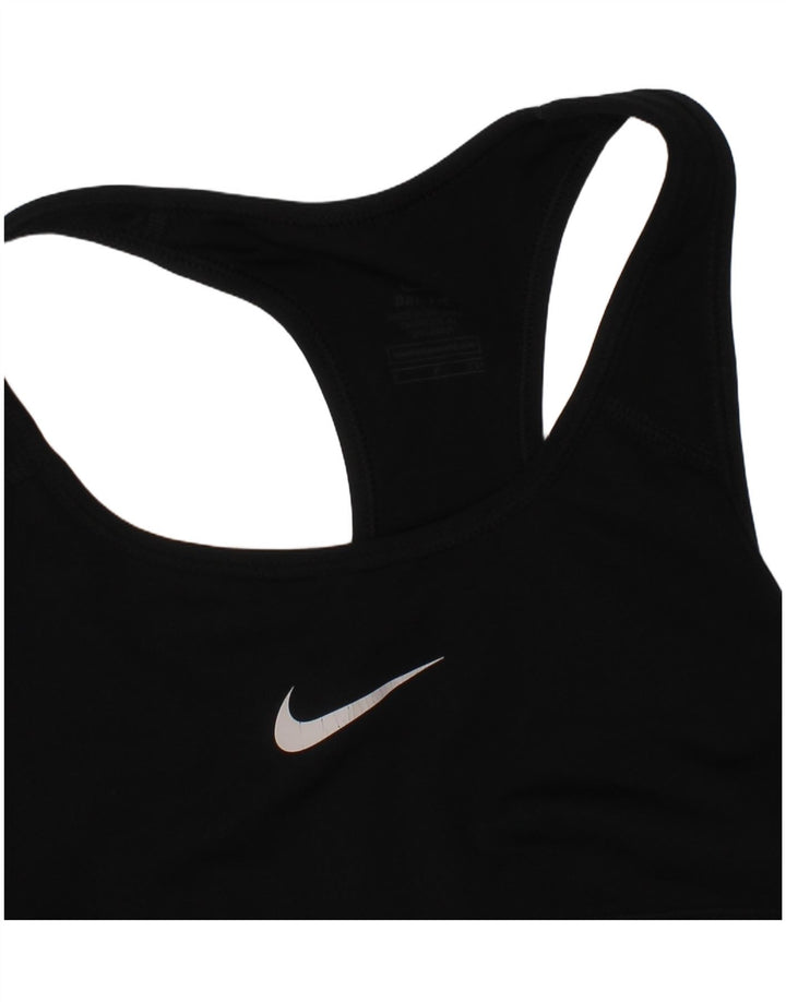 Reggiseno sportivo Nike da donna Top piccolo nero sportivo