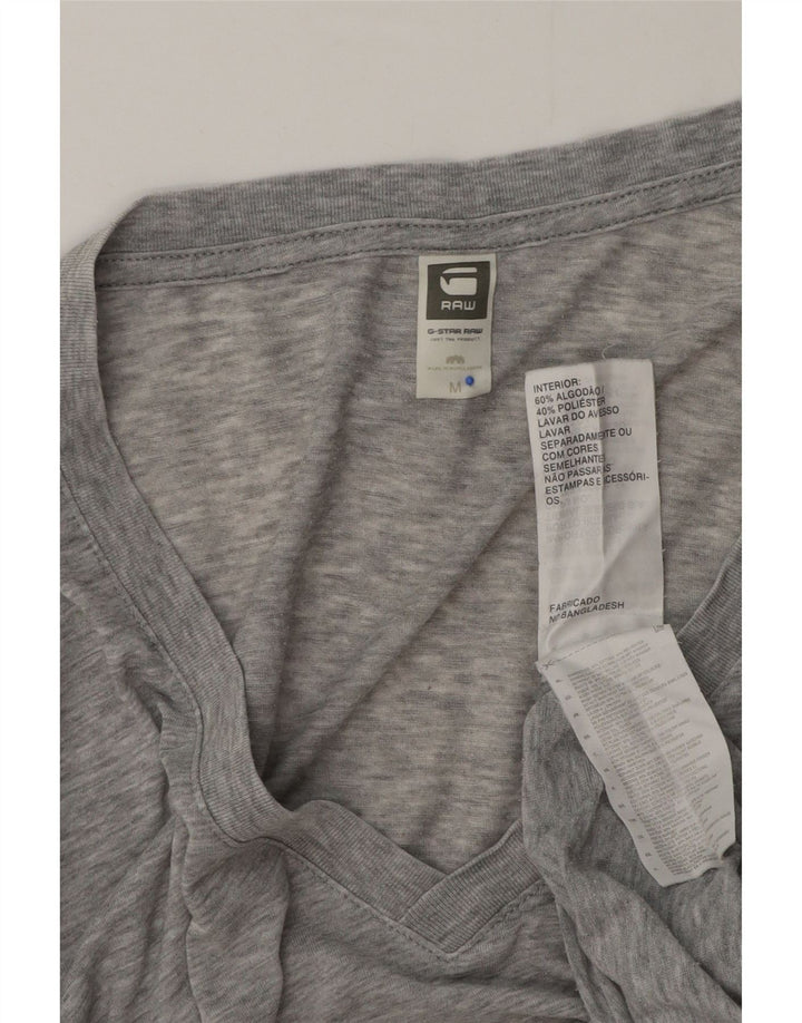 T-shirt da uomo G-Star Top in cotone mélange grigio medio