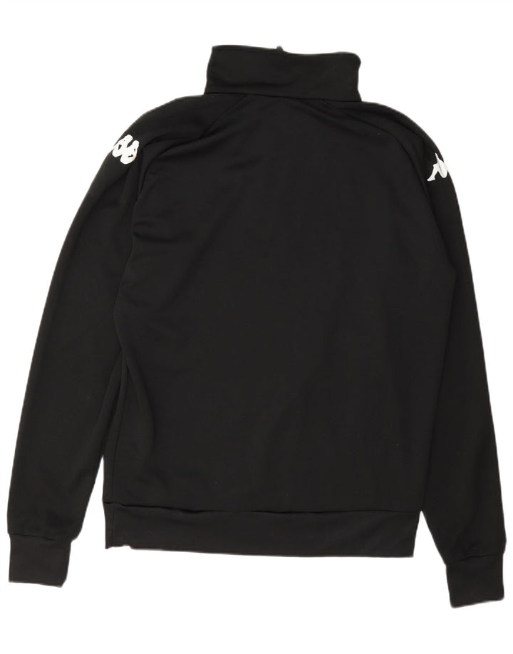 Giacca da uomo con grafica pullover Kappa, giacca media, colore nero, poliestere