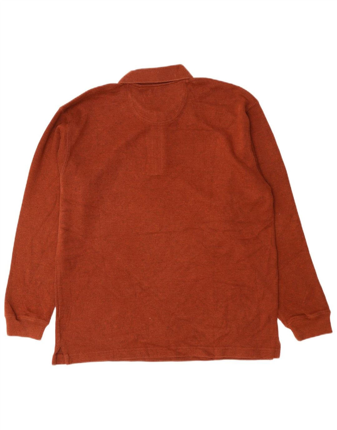 Maglione da uomo a collo alto IZOD grande in cotone marrone