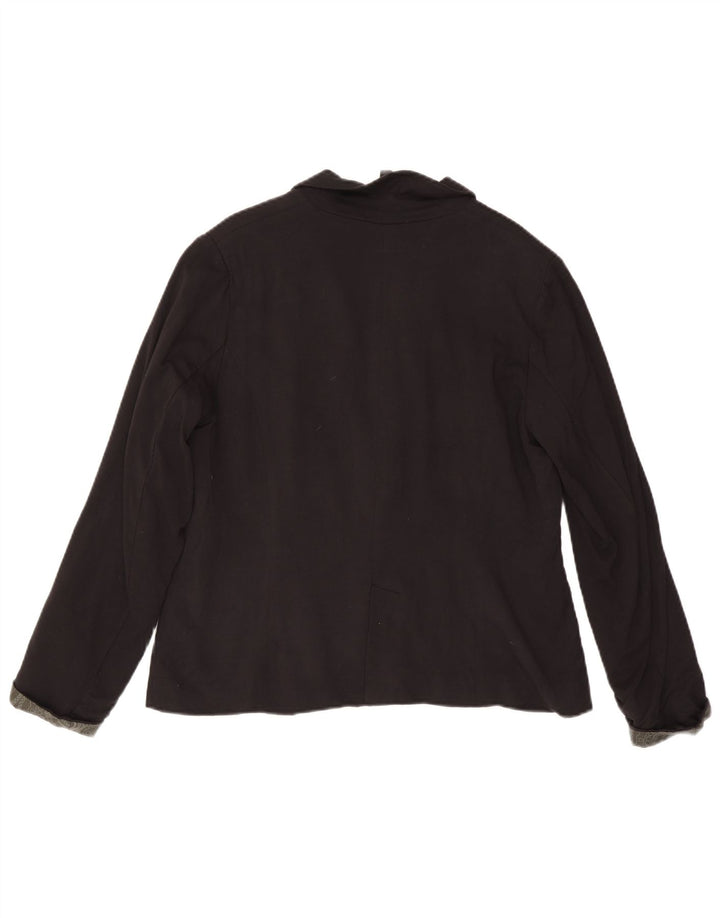 Giacca blazer da donna a 1 bottone Desigual EU 46 XL viscosa nera