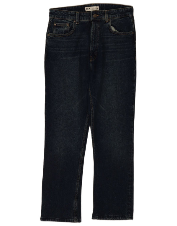 Jeans dritti da donna Zara EU 40 medio W30 L28 blu navy