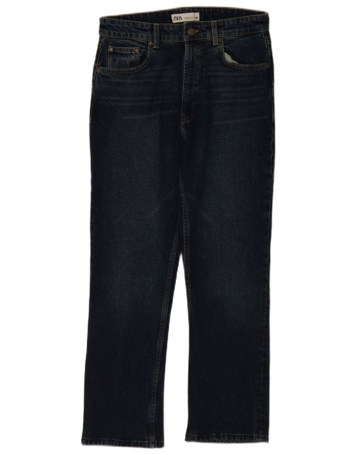 Jeans dritti da donna Zara EU 40 medio W30 L28 blu navy