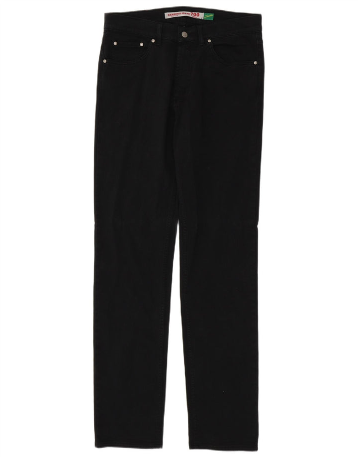 CARRERA Jeans dritti regolari da uomo 700 W32 L35 cotone nero
