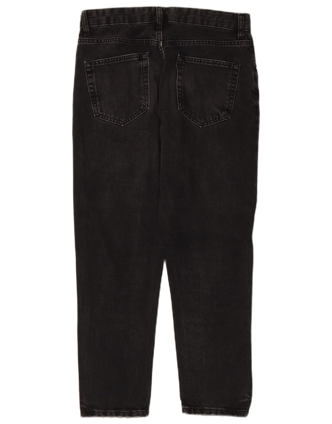 Jeans dritti da uomo Zara EU 38 Small W30 L27 Cotone nero