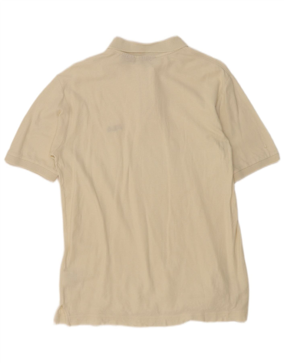 Polo da uomo Fila piccola in cotone bianco sporco