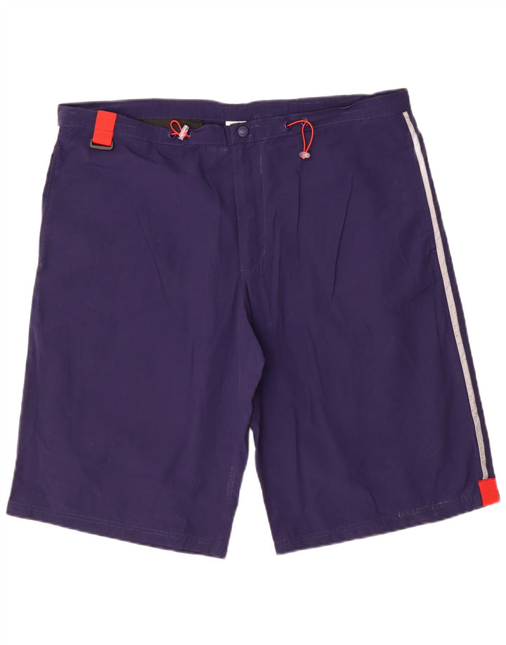 Pantaloncini sportivi Fila da uomo di grandi dimensioni in cotone blu navy