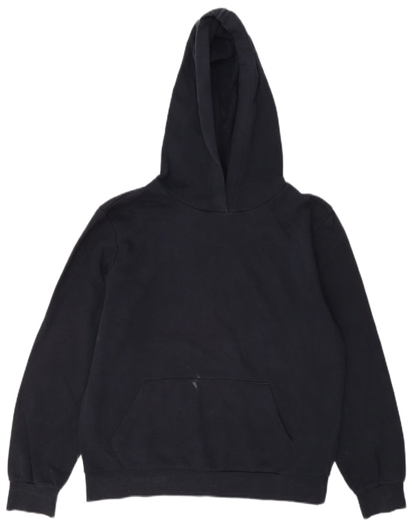 Maglione con cappuccio oversize da donna Marks & Spencer UK 10 piccolo cotone blu navy