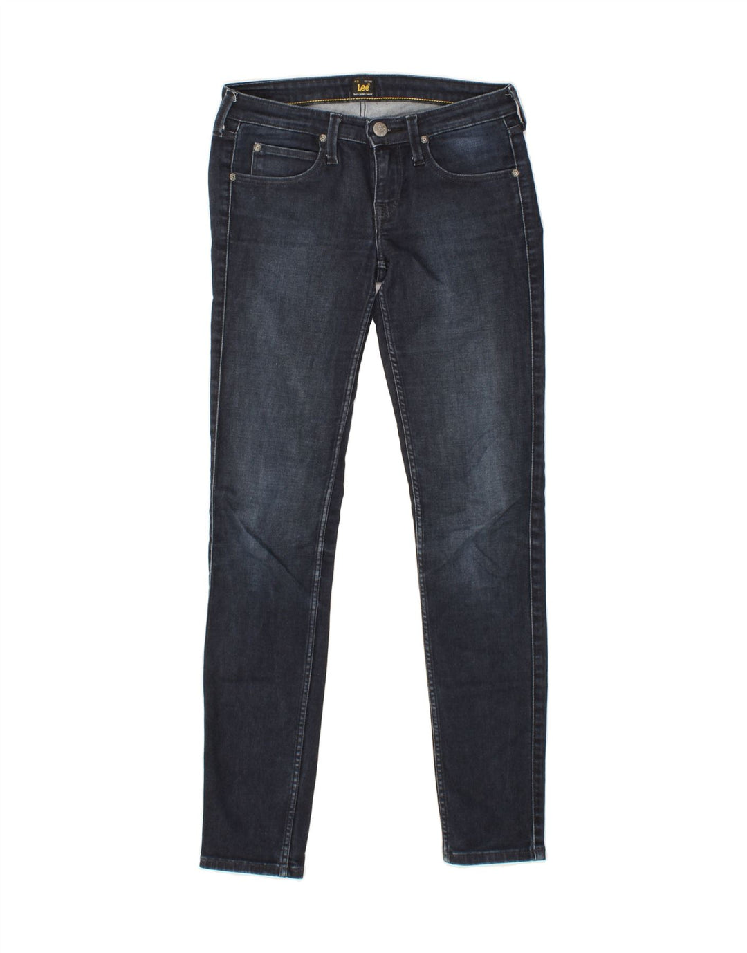 LEE Womens Skinny Jeans W27 L31 Navy Blue Cotton Vintage Lee and Second-Hand Lee from Messina Hembry 
