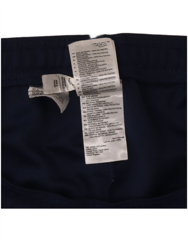 Pantaloni da tuta Adidas Aeroready da uomo grandi in poliestere blu navy