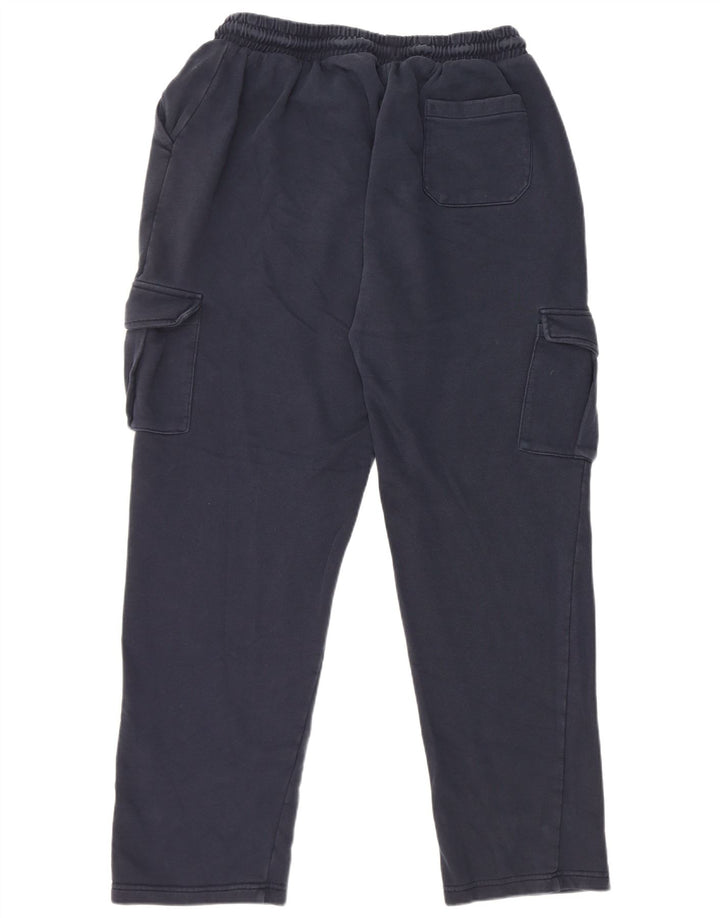 Pantaloni da tuta cargo da uomo Cotton Traders XL blu navy