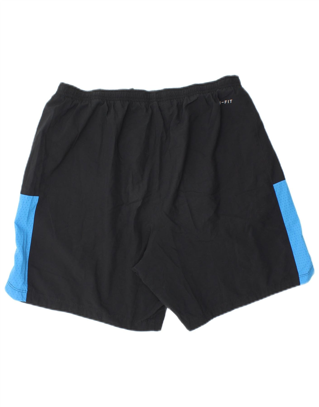 Pantaloncini sportivi Nike Dri Fit da uomo, grandi, in poliestere color block nero