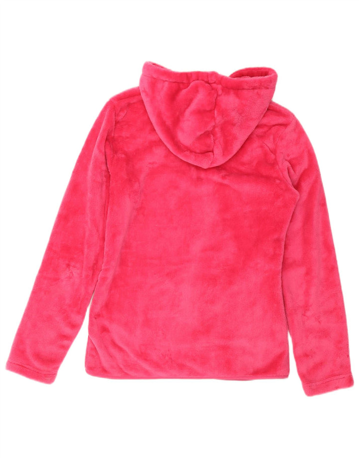 Giacca in pile con cappuccio da donna BRUGI UK 10 Small Rosa Poliestere