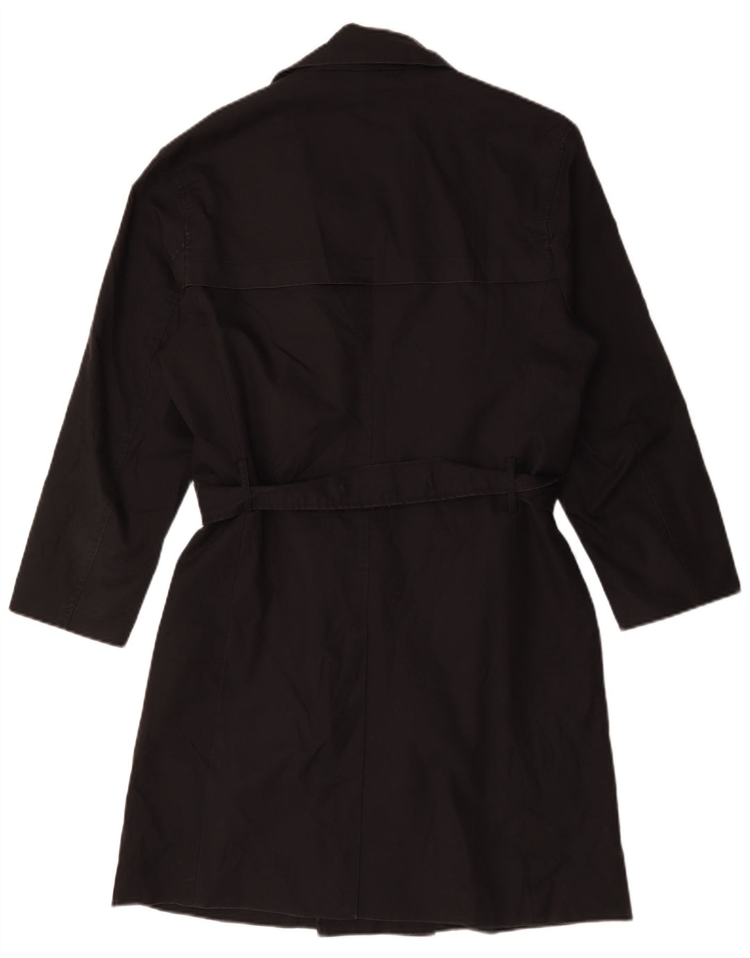 Trench da uomo Zara UK 38 poliestere nero medio