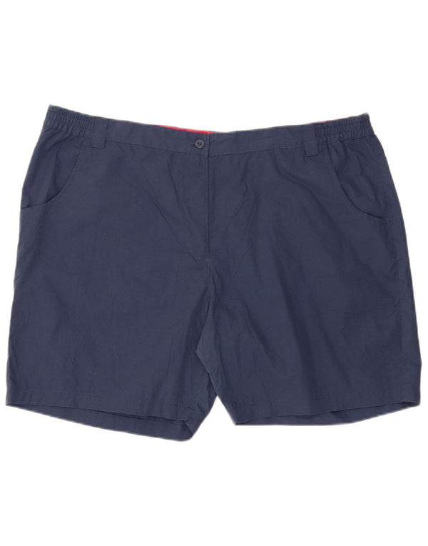 Pantaloncini casual a vita alta da donna Mountain Warehouse W44 3XL Blu navy