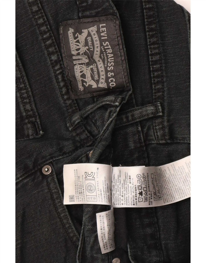 Jeans dritti da uomo Levi's W34 L30 cotone nero