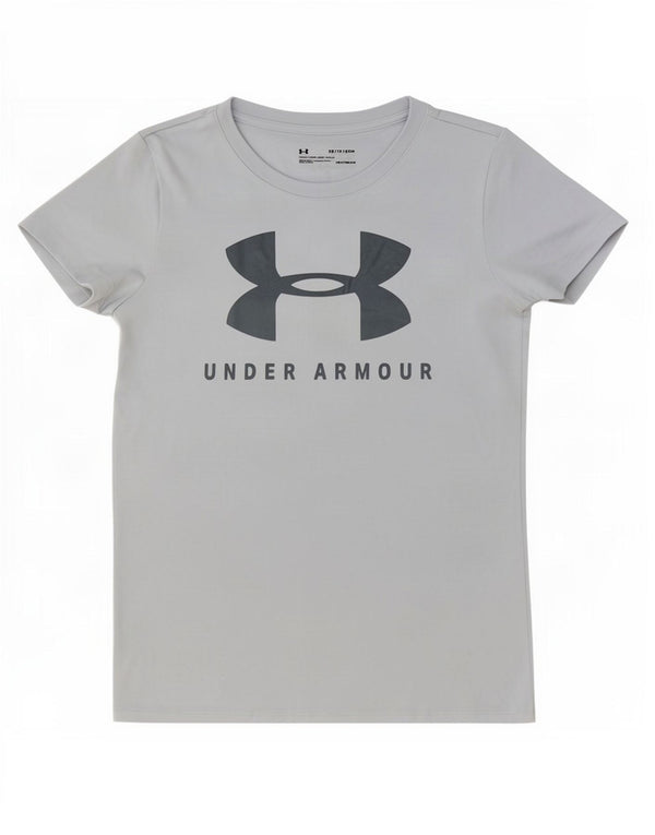 T-shirt grafica oversize da donna Under Armour Heat Gear Top UK 6 XS Blu