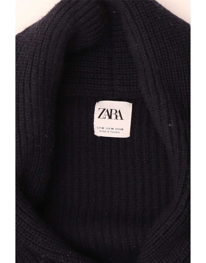 Maglione cardigan da uomo Zara blu navy medio