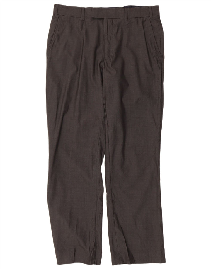 Pantaloni chino dritti da uomo Ted Baker W34 L29 Grigi