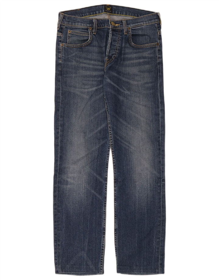 Jeans dritti da uomo Lee Powell W29 L30 cotone blu