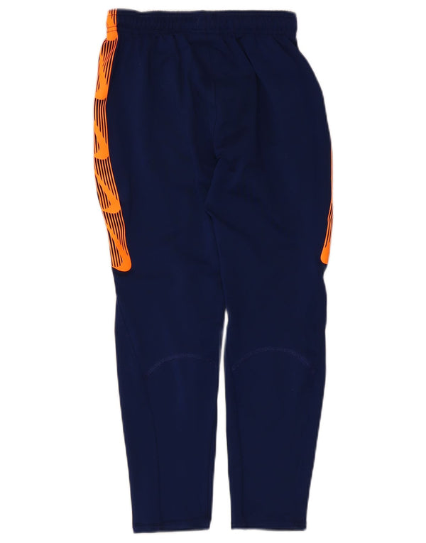 Pantaloni da tuta NIKE da ragazzo Dri Fit 8-9 anni Small Blu Navy Colourblock