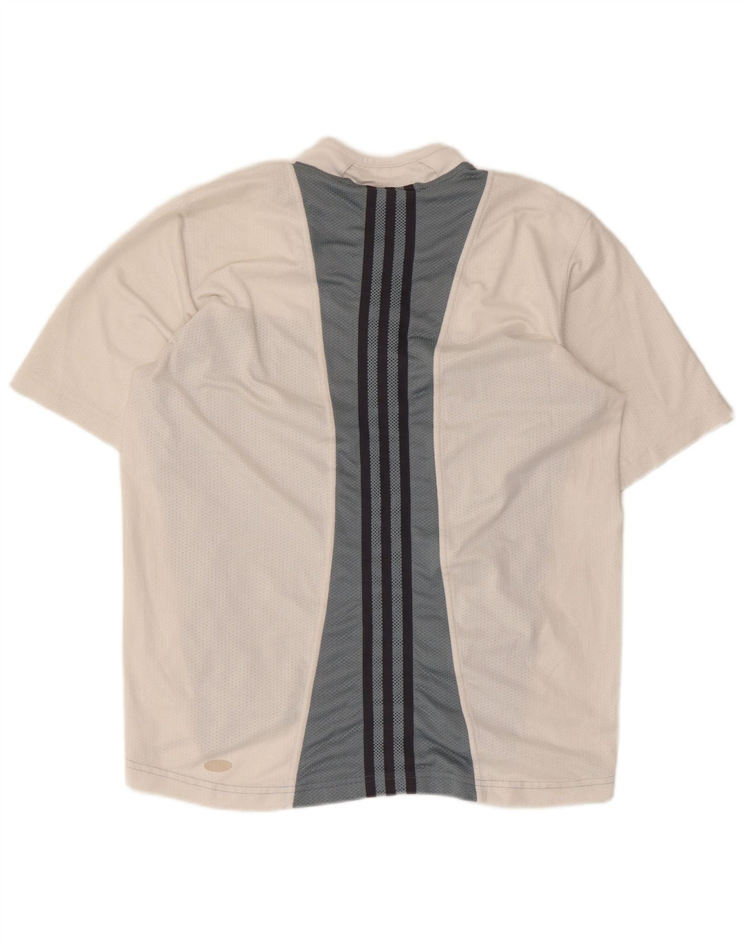 T-shirt da uomo ADIDAS Top UK 40/42 Poliestere color block bianco medio