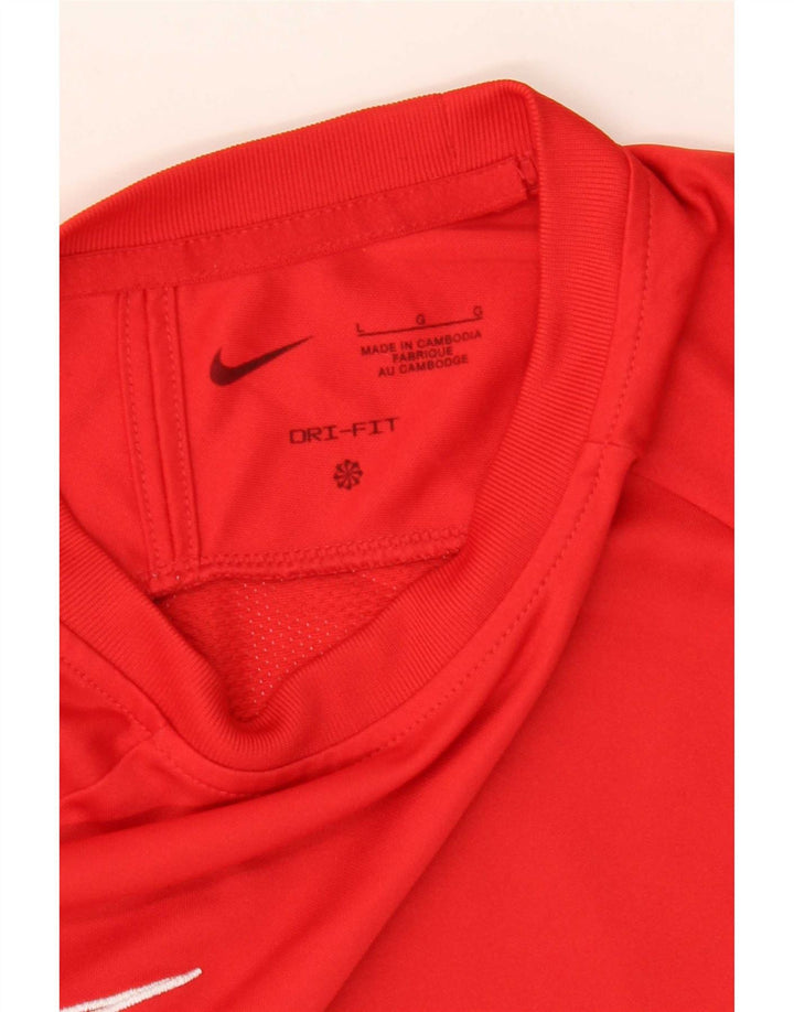 T-shirt Nike Dri Fit da uomo, taglia grande, colore rosso