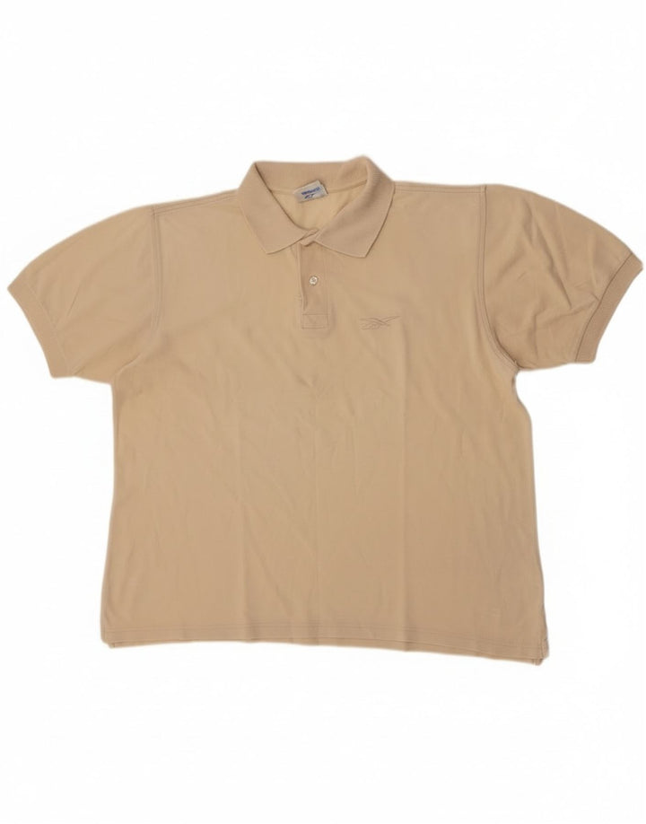 Polo Reebok da uomo beige medio