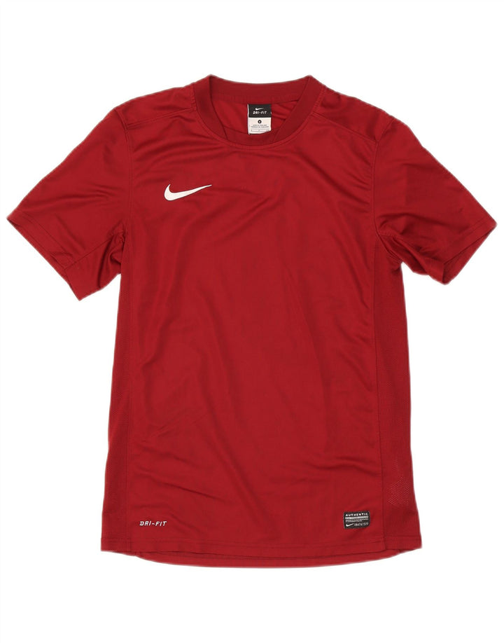 T-shirt Nike Dri Fit da uomo piccola rossa