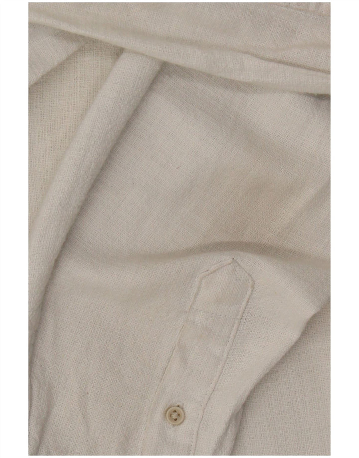 Maglia pullover da uomo Zara grande bianca